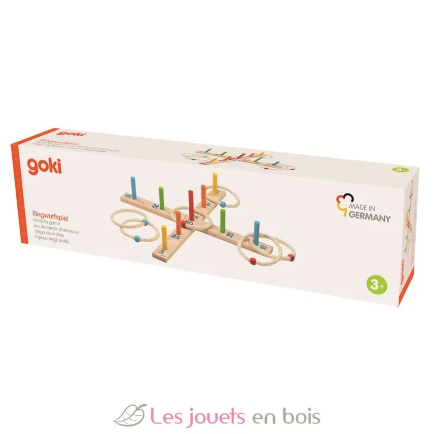 Jeu de lancer d'anneaux coloré - Goki
