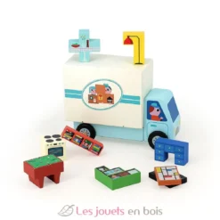 Jeu de logique en bois Déménagement - Vilac