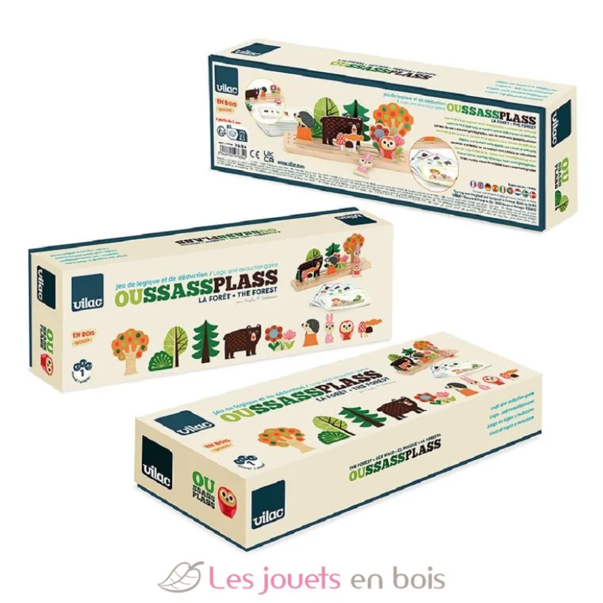 Jeu de logique en bois La forêt - Vilac