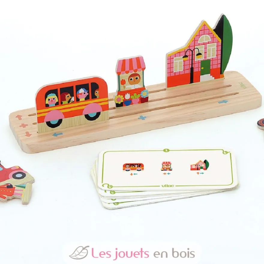 Jeu de logique en bois La ville - Vilac