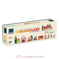 Jeu de logique en bois La ville - Vilac
