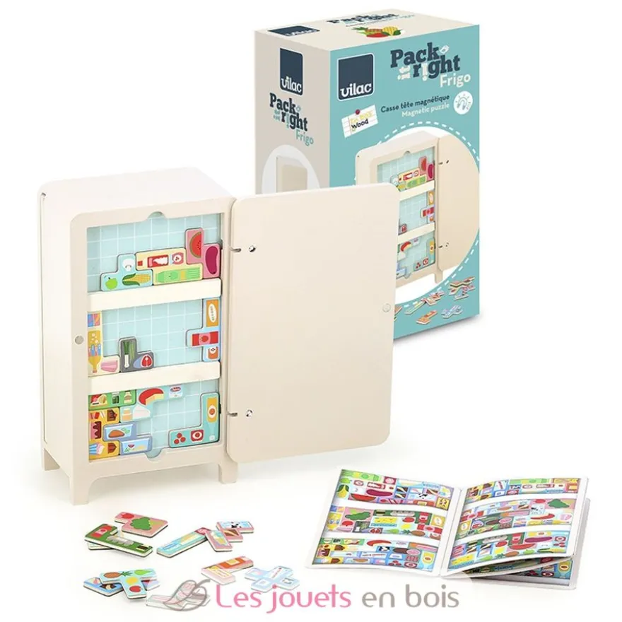 Jeu de logique en bois Le Frigo - Vilac