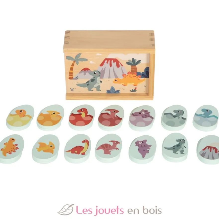 Jeu de mémo Dino en bois - small foot