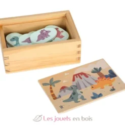 Jeu de mémo Dino en bois - small foot