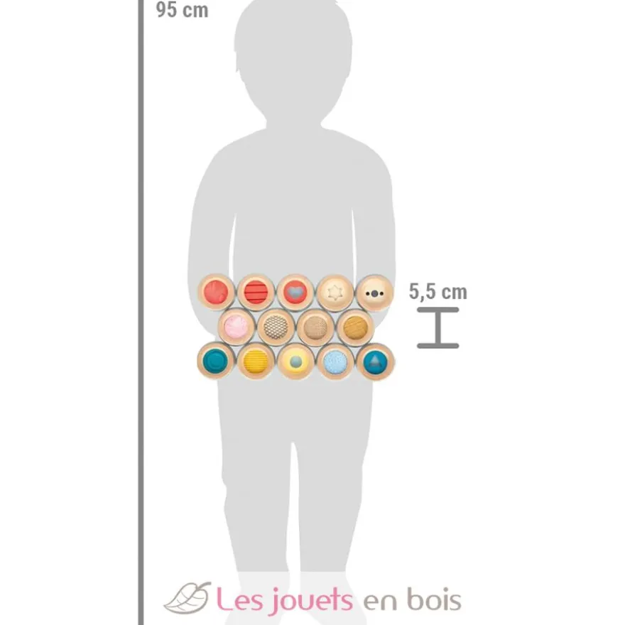 Jeu de mémo tactile Sensory - Small Foot company