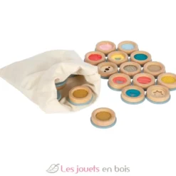 Jeu de mémo tactile Sensory - Small Foot company