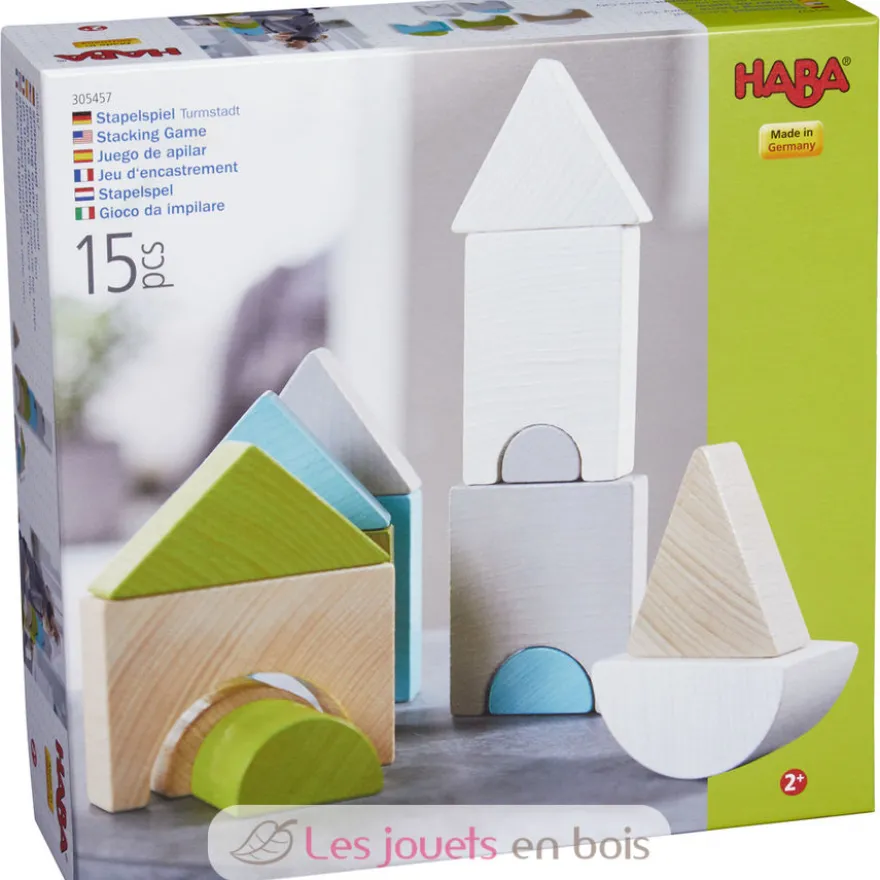 Jeu d'encastrement Tours City - Haba