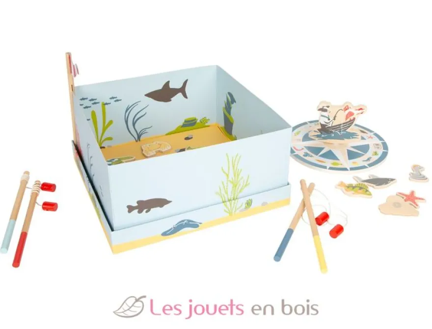 Jeu de pêche 4 Friends multicolore Small Foot Compagny