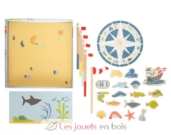 Jeu de pêche 4 Friends multicolore Small Foot Compagny