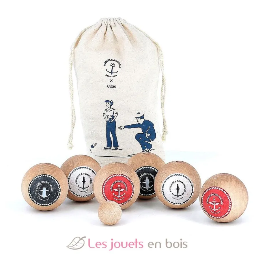Jeu de pétanque Marine nationale - Vilac