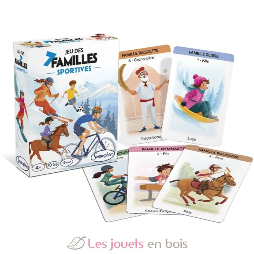 Jeu des 7 Familles Sportives - Fabriqué en France - Sentosphère