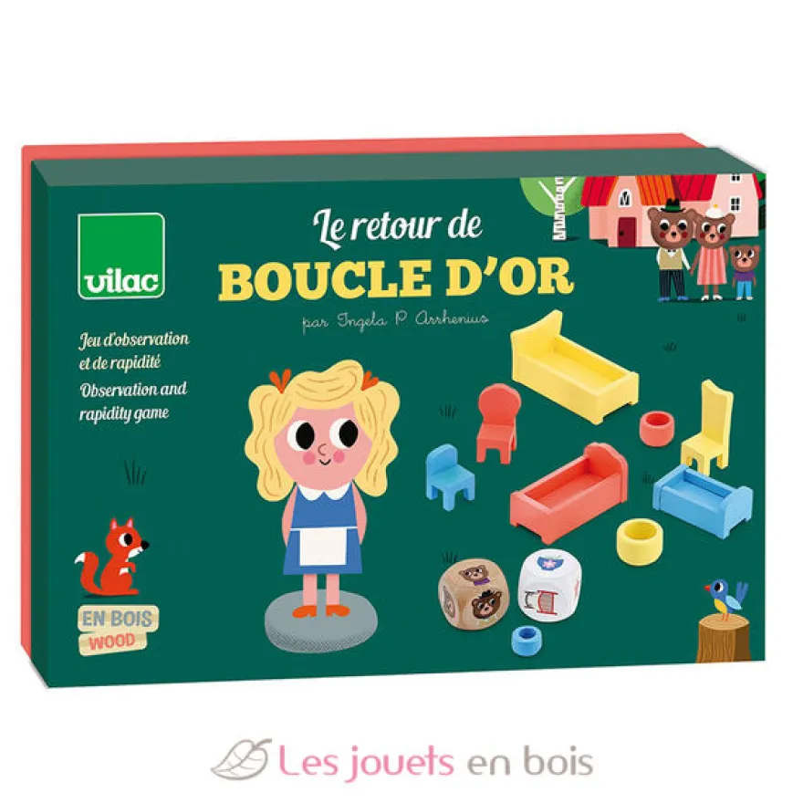 Jeu de société Boucle d'Or - Vilac