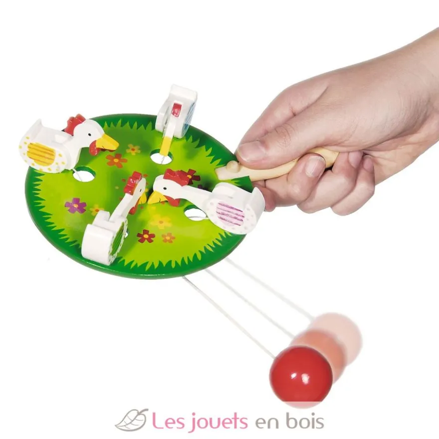 Jeu des poules qui picorent - Goki