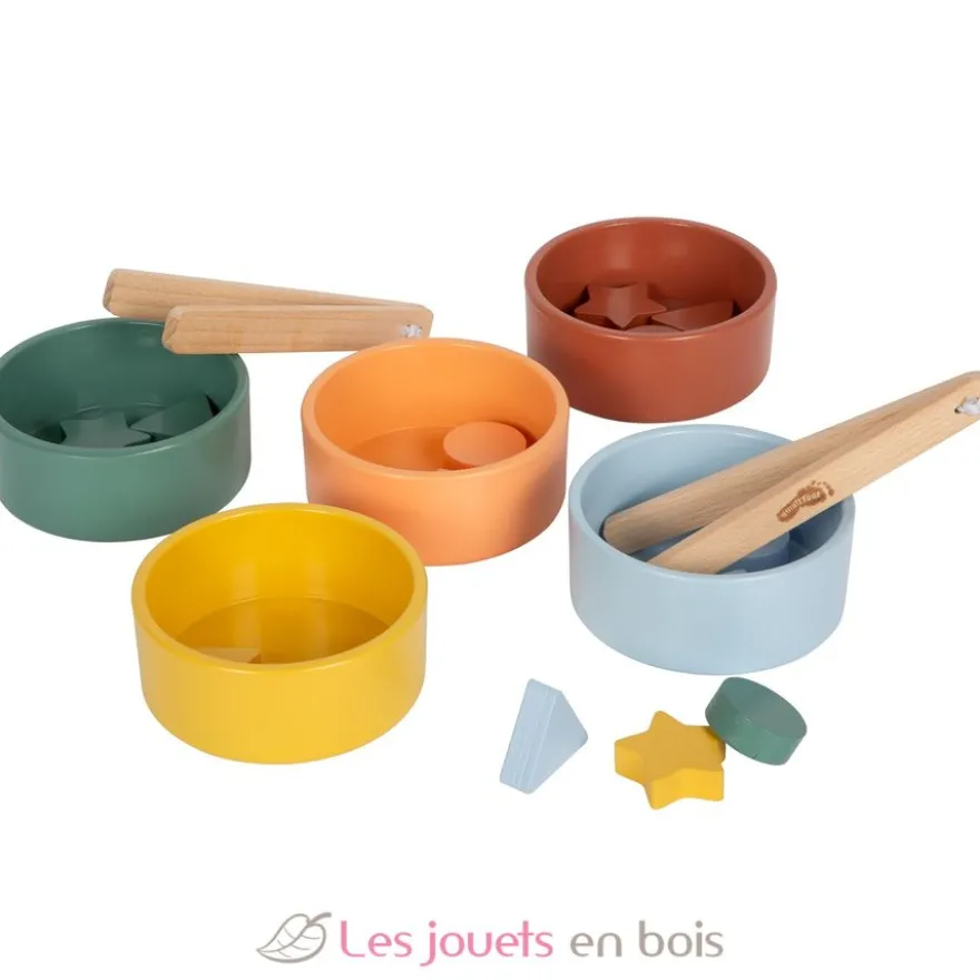 Jeu de tri Montessori avec pince - Small Foot company
