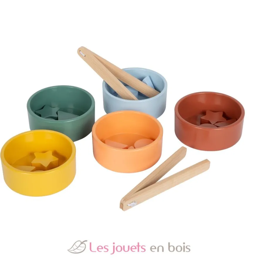 Jeu de tri Montessori avec pince - Small Foot company