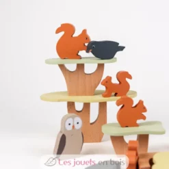Jeu d'équilibre écureuils en bois - Egmont Toys