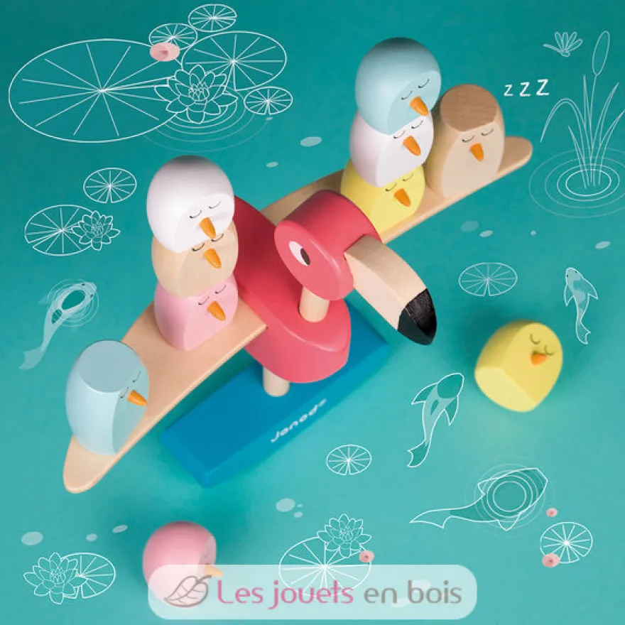 Jeu d'équilibre Flamant Rose - Janod