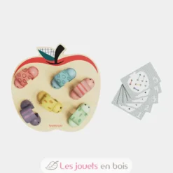 Jeu éducatif Vers de pomme - Topbright