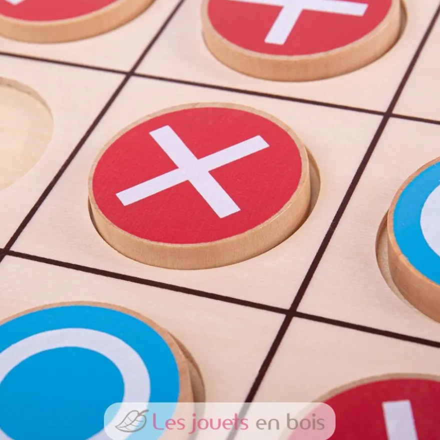 Jeu du morpion en bois - Bigjigs Toys