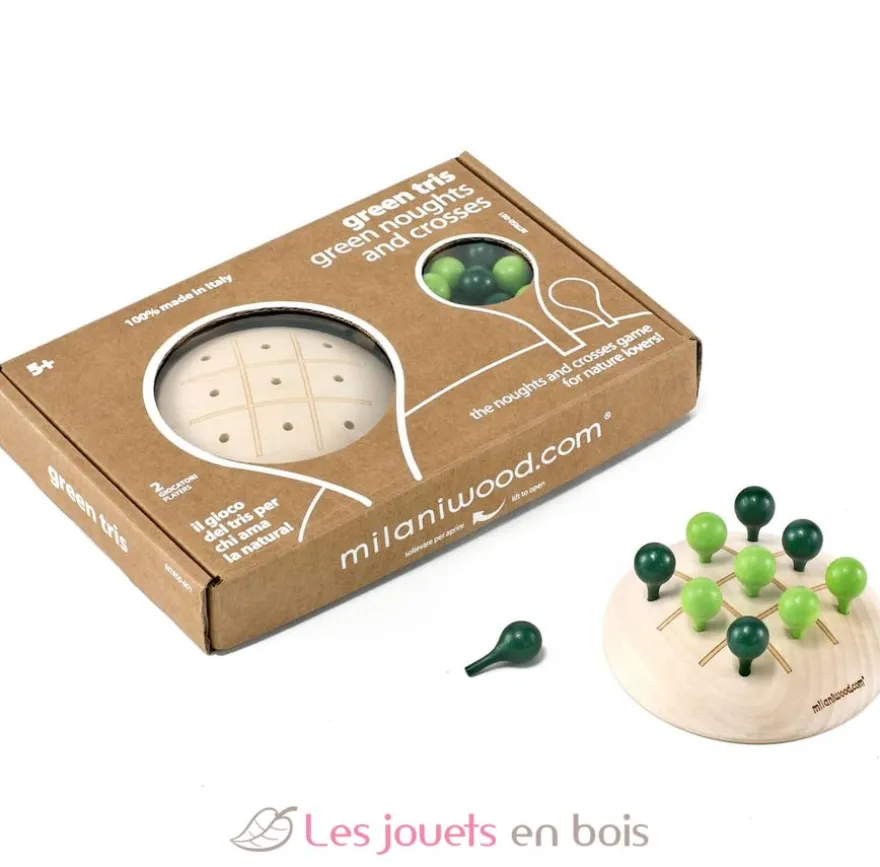 Jeu du Morpion Green Tris - Milaniwood