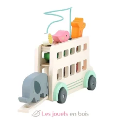 Jeu d’éveil en bois Bus’Animo - Vilac