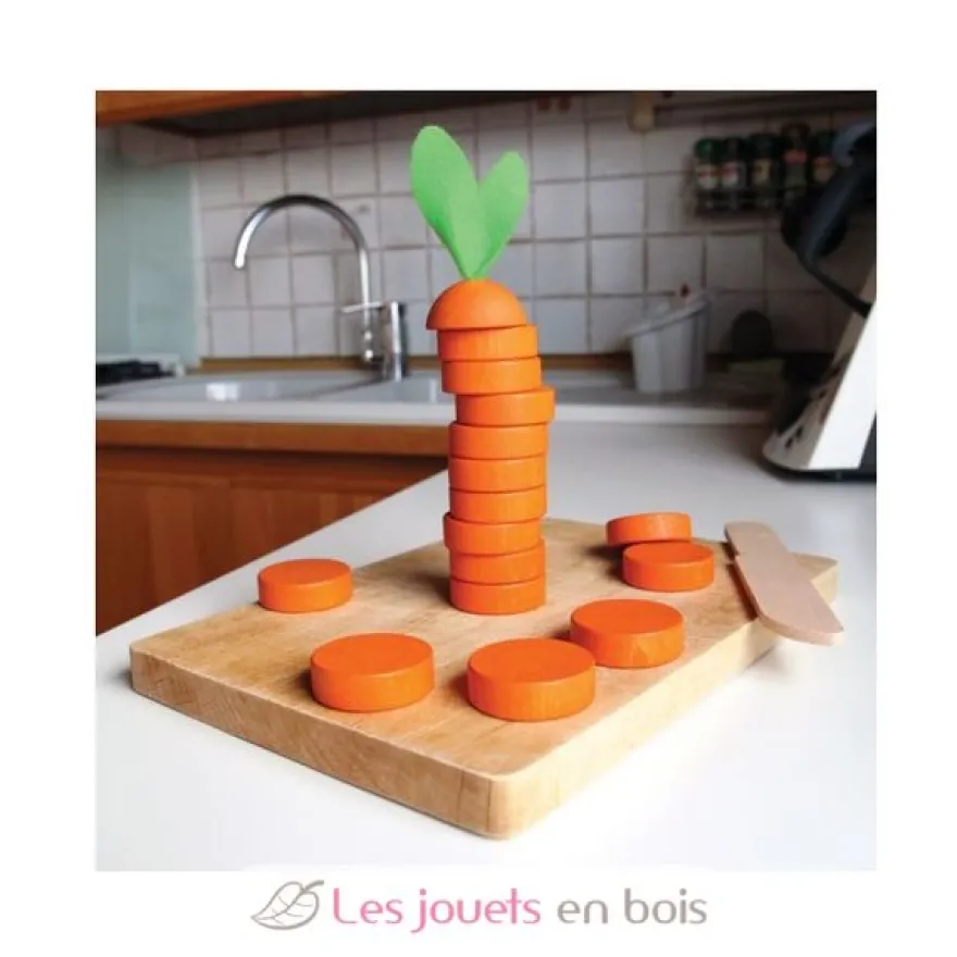Jeu en bois Coupe la carotte - Milaniwood