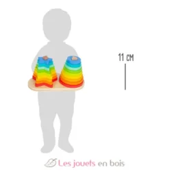Jeu à encastrer Arc-en-ciel - Small Foot company