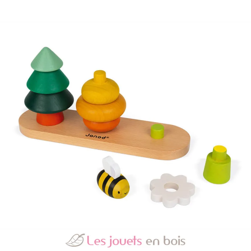Jeu forêt à empiler en bois - Janod