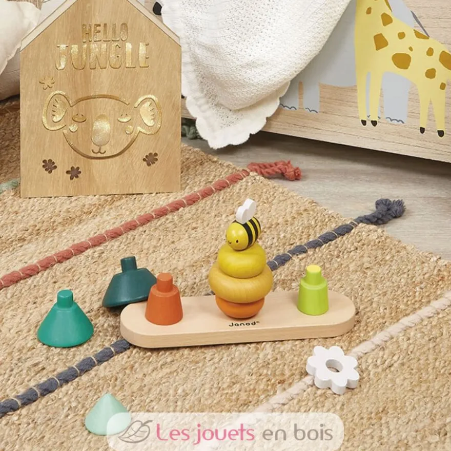 Jeu forêt à empiler en bois - Janod