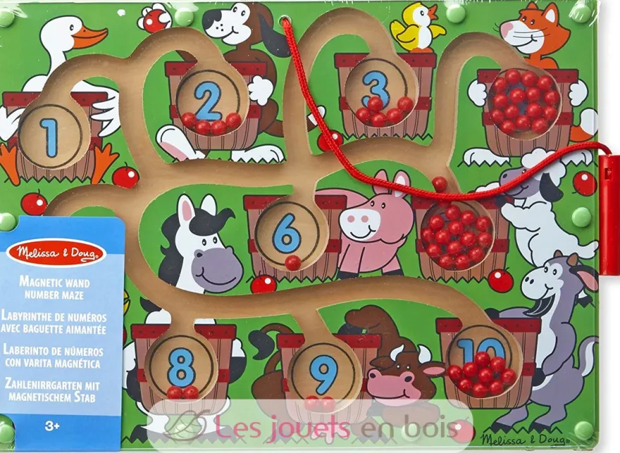 Jeu magnétique Labyrinthe des numéros - Melissa & Doug