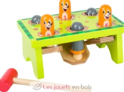 Jeu à marteler Chasse à la taupe vert Small Foot Compagny