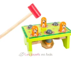 Jeu à marteler Chasse à la taupe vert Small Foot Compagny