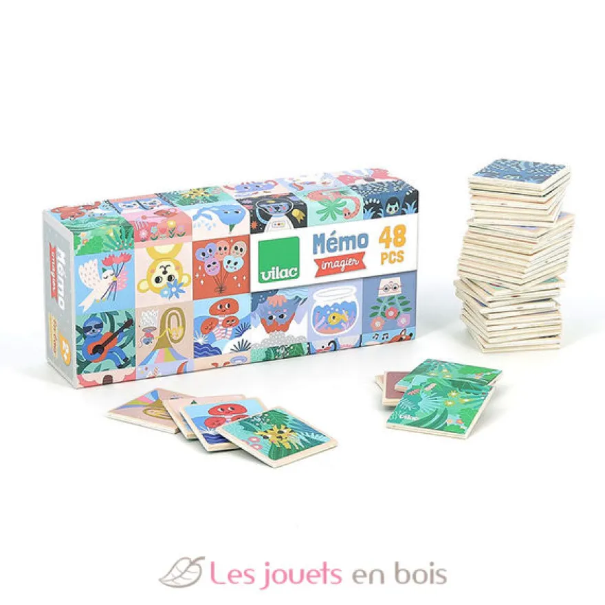 Jeu Mémo imagier Michelle Carlslund - Vilac