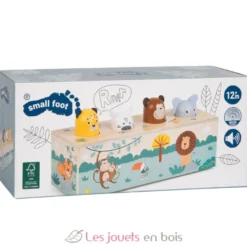 Jeu à pression avec cris des animaux Safari - Small Foot company