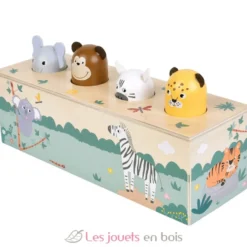 Jeu à pression avec cris des animaux Safari - Small Foot company