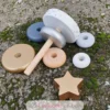 Jeu pyramide bois Silver - JaBaDaBaDo