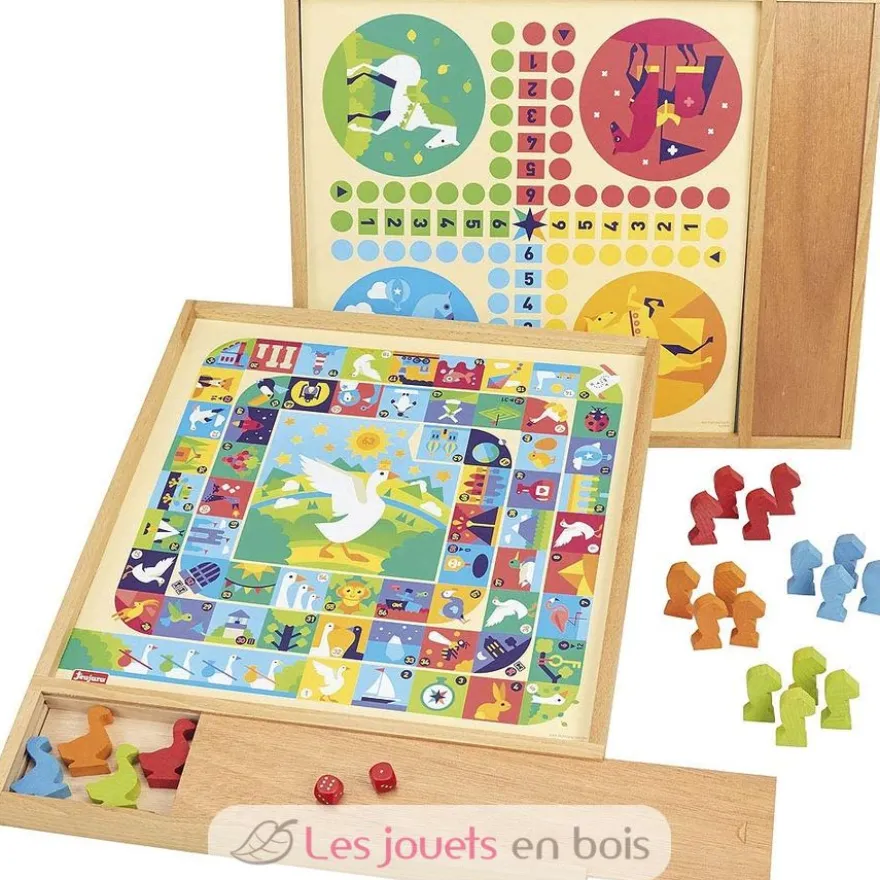 Jeux de l'oie et petits chevaux - Jeujura