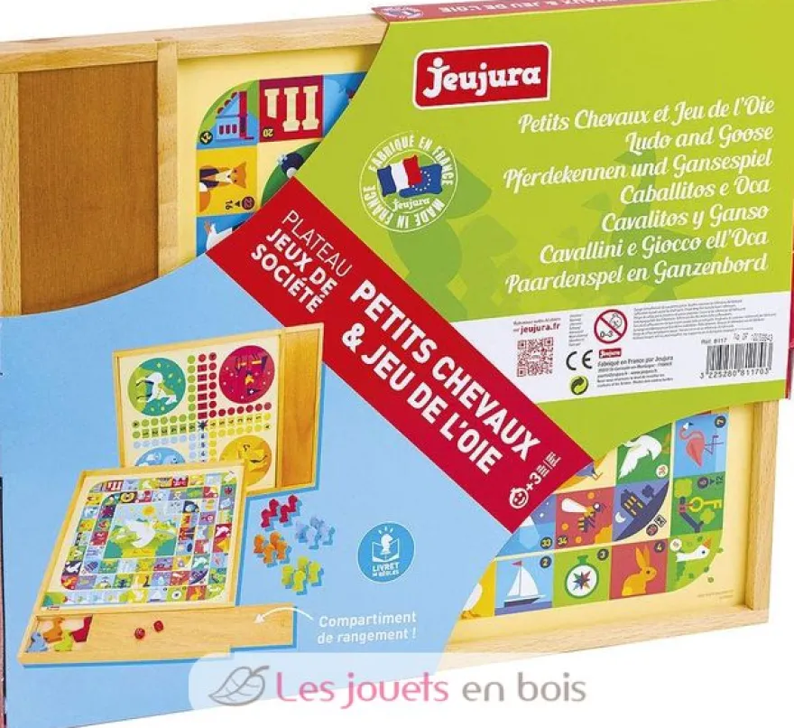 Jeux de l'oie et petits chevaux - Jeujura