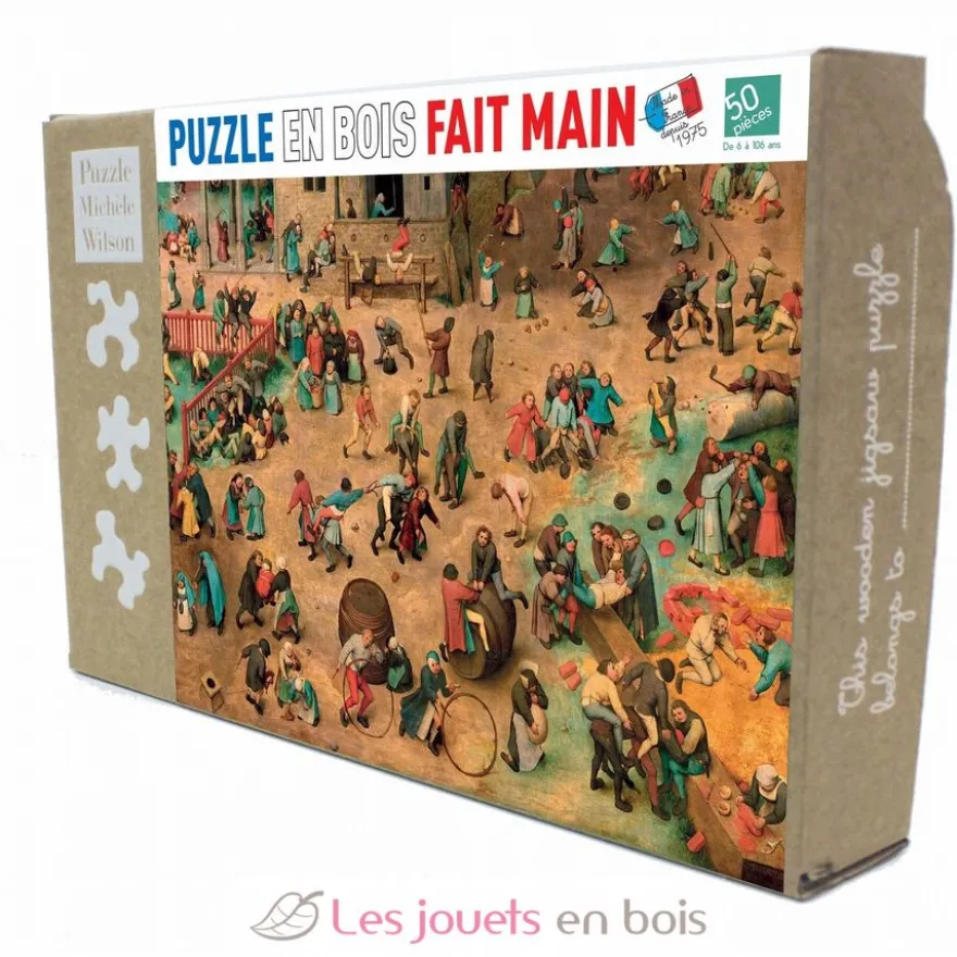 Jeux d'enfants de Bruegel - Puzzle Michèle Wilson