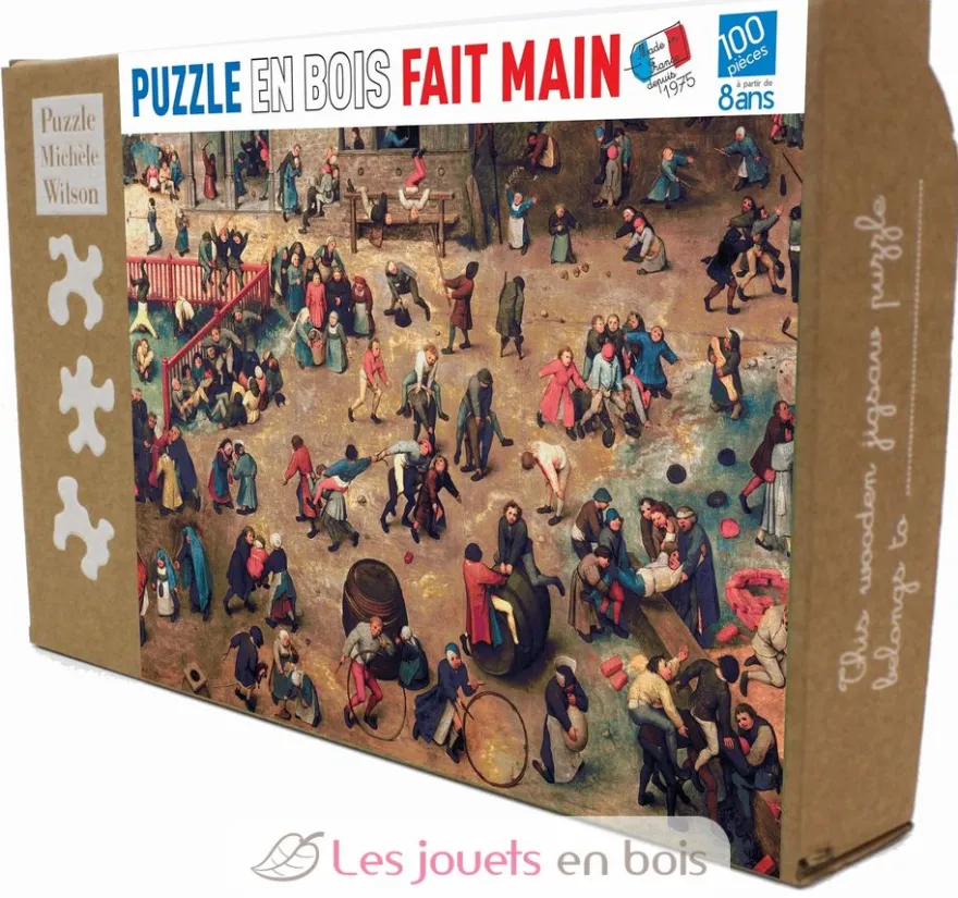 Jeux d'enfants de Bruegel - Puzzle Michèle Wilson