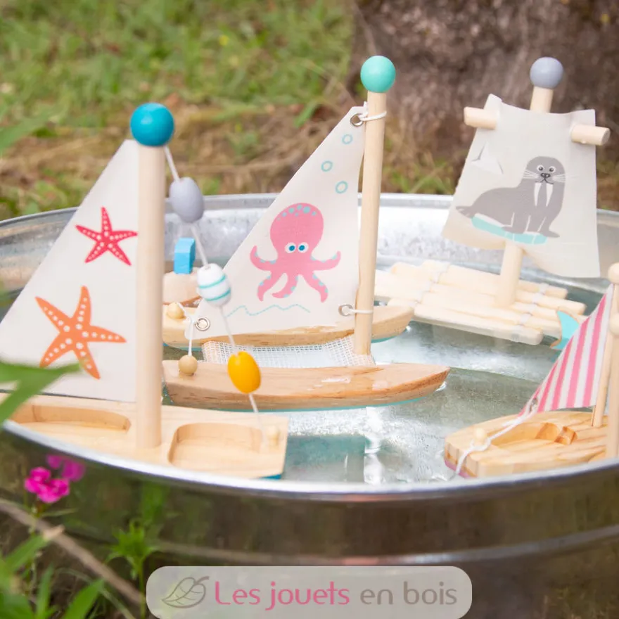 Jouet aquatique Radeau avec morse - Small Foot company