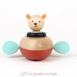 Jouet de bain Canoë Ours - Bois et plastique - Egmont Toys