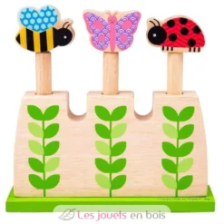 Jouet pop-up en bois Jardin - Bigjigs Toys