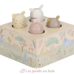 Jouet pop-up en bois Safari Friends - Little Dutch