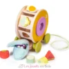 Jouet à trainer en bois Hamster - Sevi