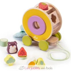 Jouet à trainer en bois Hamster - Sevi