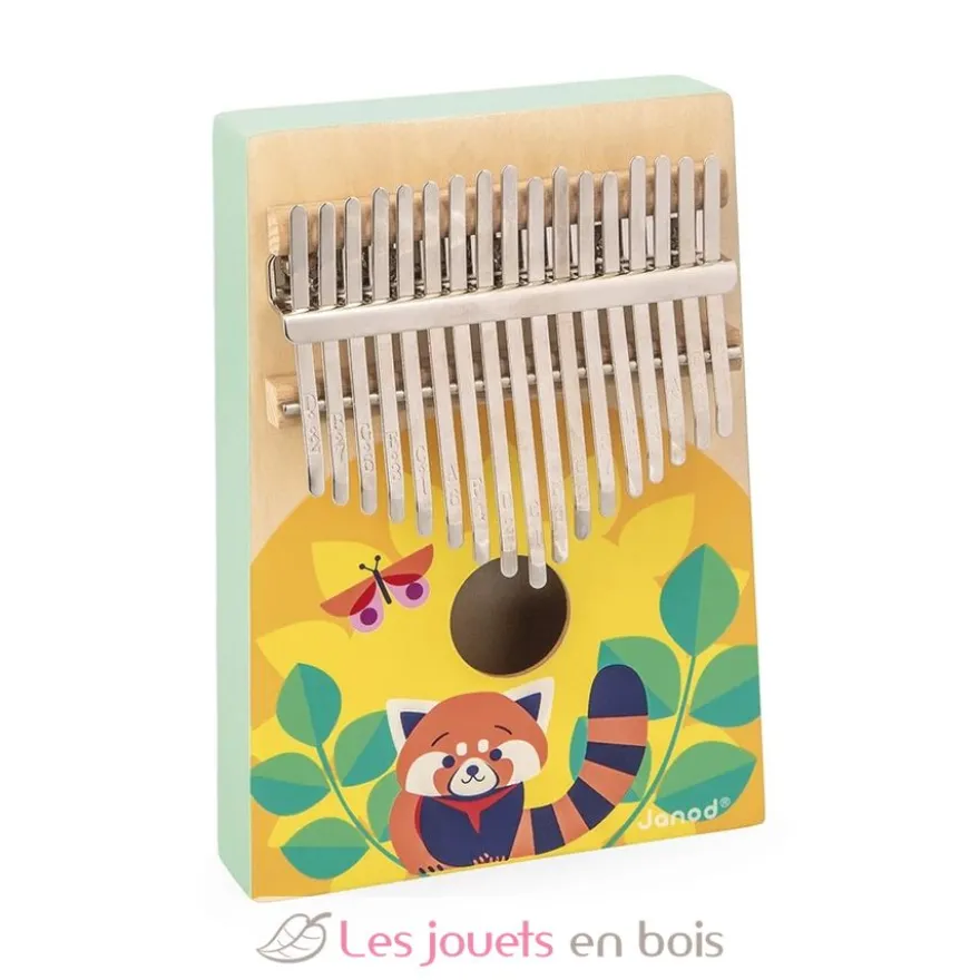 Kalimba Gioia en bois jaune - Janod