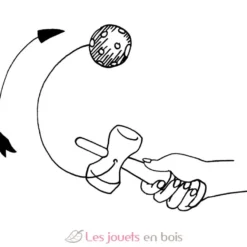 Kendama rouge - Goki