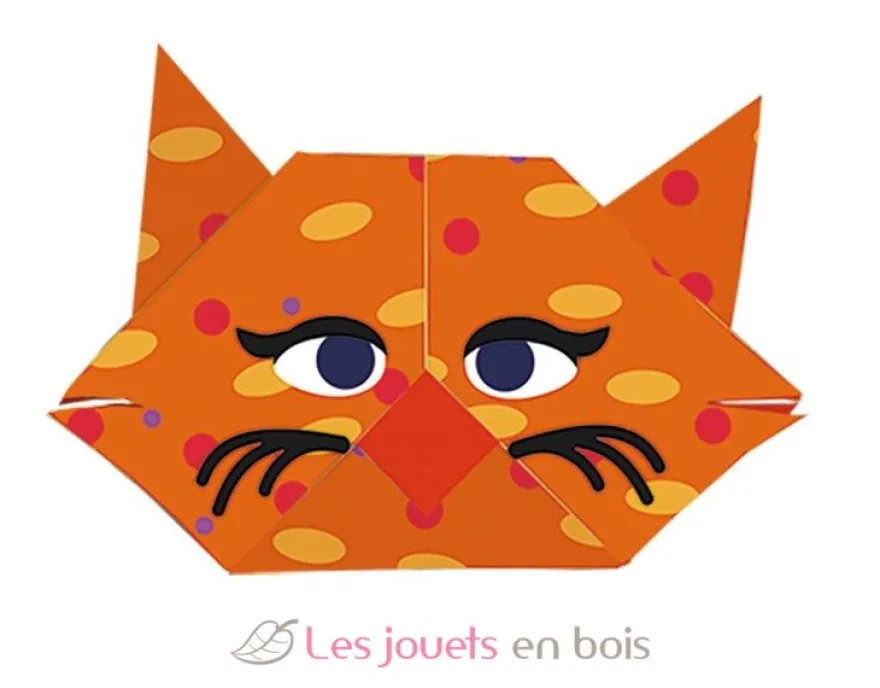 Kids Origami - Chat - Fridolin