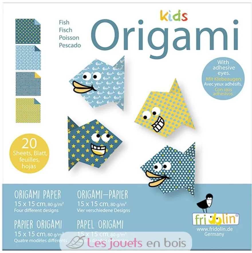 Kids Origami - Poisson - Fridolin